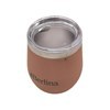 Imagen de Mate con tapa 220ml Berlina BEIGE, doble pared de acero inoxidable, en caja