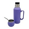Imagen de Termo 1L asa con mate tapa 160ml, base antideslizante, Berlina VIOLETA