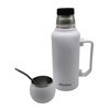 Imagen de Termo 1L asa con mate tapa 160ml, base antideslizante, Berlina BLANCO