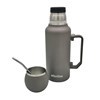Imagen de Termo 1L asa con mate tapa 160ml, base antideslizante, Berlina GRIS
