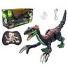 Imagen de Dinosaurio con control remoto, con rociador, sonido y movimientos, recargable y 2AA en caja