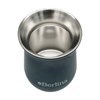 Imagen de Mate alto 260ml Berlina AZUL, doble pared de acero inoxidable, en caja