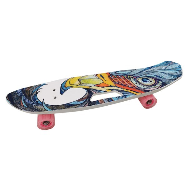 Imagen de Skate de plástico penny, con asa, luz en las ruedas, trucks de metal, varios colores