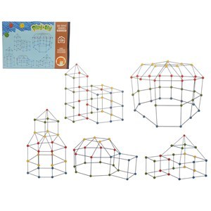 Imagen de Bloques de plástico, 138 piezas, varillas conexiones y TNT, en caja