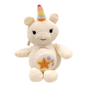 Imagen de Dormidera peluche unicornio, con proyector de luz, 3AA, en caja