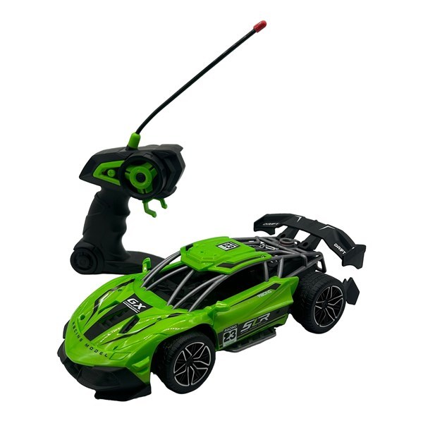 Imagen de Auto a control remoto, con rociador con luz, recarga USB 2AA, en caja varios colores