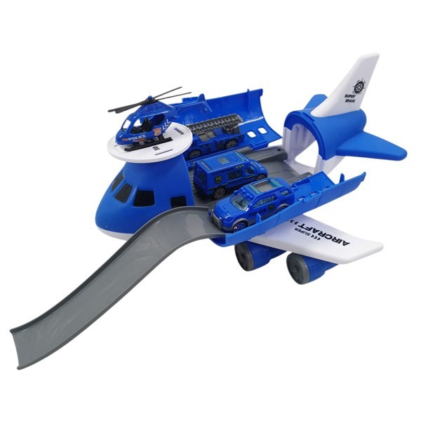 Imagen de Avión con 4 vehículos de rescate, en caja