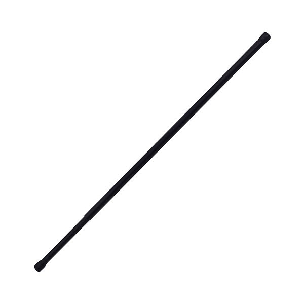 Imagen de Barrote extensible para cortina chico, 90 a 140cm, de acero pintado NEGRO Maxeb