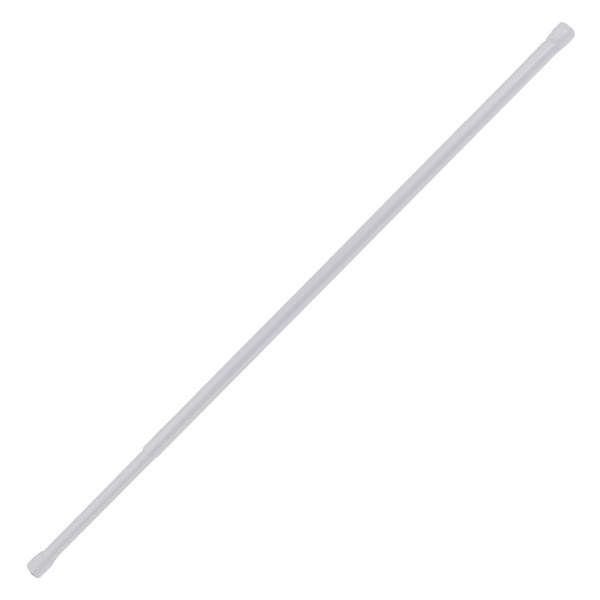 Imagen de Barrote extensible para cortina grande, 140 a 210cm, de acero pintado BLANCO Maxeb