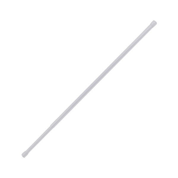 Imagen de Barrote extensible para cortina chico, 90 a 140cm, de acero pintado BLANCO Maxeb