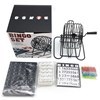 Imagen de Juego de mesa, bingo, bolillero de metal, con cartones y marcadores, en caja