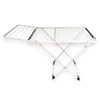 Imagen de Tendedero de ropa de pie con alas, plegable patas con plástico, de acero pintado, BLANCO Maxeb