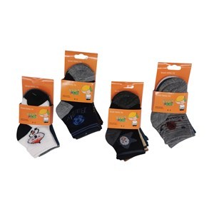 Imagen de Medias infantiles, varios diseños de varón, talle chico PACK x12