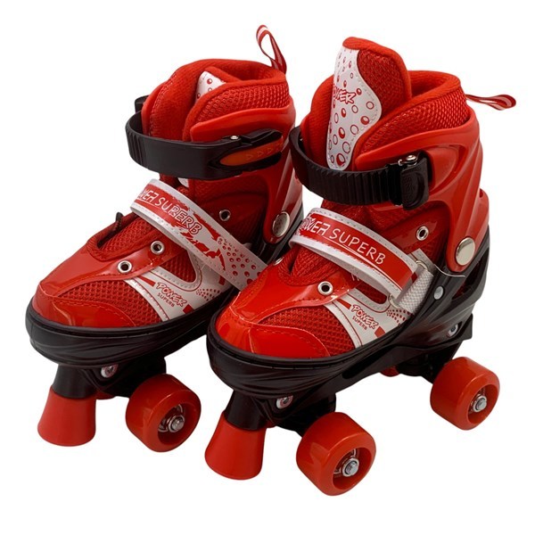 Imagen de Patines 4 ruedas en paralelo, talle S varios colores, T30/33 en bolsa de PVC