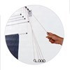 Imagen de Tendedero de ropa colgante de techo y pared, 5 varillas con poleas independientes, de acero pintado, BLANCO Maxeb