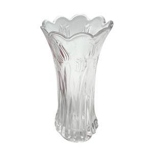 Imagen de Florero de vidrio labrado, en caja