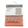 Imagen de Cortina de baño con 12 aros de plástico, de PEVA, SALMÓN, Berlina home, en bolsa