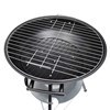 Imagen de Parrilla barbacoa de metal, con tapa y ruedas, en caja