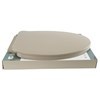 Imagen de Tapa para WC de plástico, lisa, BEIGE, Berlina Home