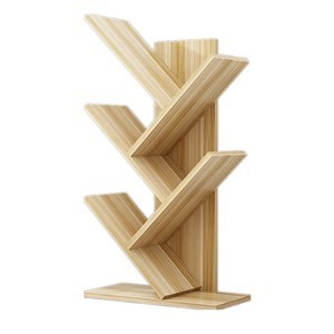 Imagen de Mueble estantería de madera, 4 estantes diagonales, en caja, varios colores