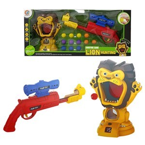 Imagen de Rifle lanza pelotas, con tiro al blanco 3AA, en caja