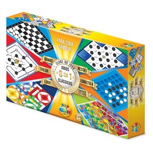 Imagen de Juego de mesa, 6en1, clásicos en caja