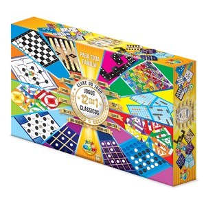 Imagen de Juego de mesa, 12en1, clásicos en caja