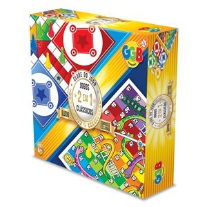 Imagen de Juego de mesa, 2en1, ludo y viborita, en caja