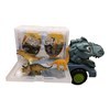 Imagen de Camión a fricción, 2 autos dinosaurios, en bolsa