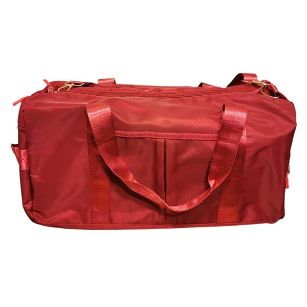 Imagen de Bolso deportivo con asas y correa, bolsillos laterales y enganche para valija, varios colores