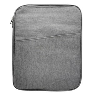 Imagen de Funda para computadora 15"de poliéster, con cierre, bolsillo y reparticiones 2 colores