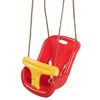 Imagen de Hamaca de plástico con respaldo para bebé, cuerda de 1.20m, varios colores