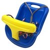 Imagen de Hamaca de plástico con respaldo para bebé, cuerda de 1.20m, varios colores