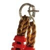 Imagen de Hamaca de plástico con respaldo para bebé, cuerda de 1.20m, varios colores