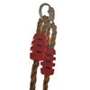 Imagen de Hamaca de plástico con respaldo para bebé, cuerda de 1.20m, varios colores