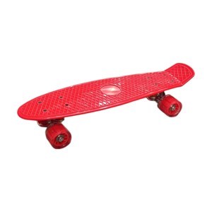 Imagen de Skate de plástico penny ROJO, ruedas de PVC anchas, trucks de metal