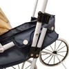 Imagen de Coche para muñeca, de metal, cuna con techo, en bolsa
