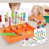 Imagen de Juego de mesa, didáctico, clasificación de bolitas, en caja