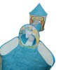 Imagen de Casita carpa para niños CELESTE, con túnel y pelotero, en bolsa