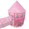 Imagen de Casita carpa para niños ROSADO, con túnel y pelotero, en bolsa