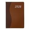 Imagen de Agenda diaria 2026, tapa forrada PU combinada, varios colores