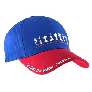 Imagen de Gorro con visera, azul rojo