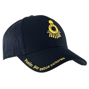 Imagen de Gorro con visera, negro amarillo