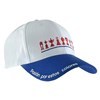 Imagen de Gorro con visera, azul blanco