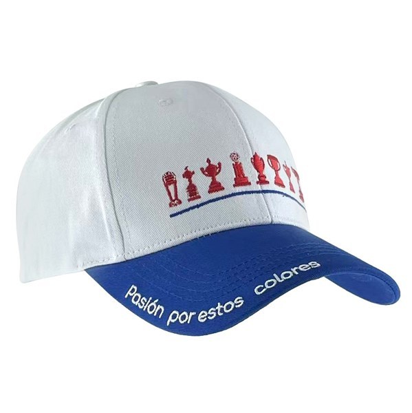 Imagen de Gorro con visera, azul blanco