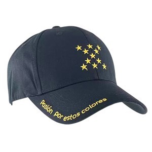 Imagen de Gorro con visera, negro amarillo