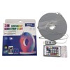 Imagen de Cinta tira de luces RGB led, 3m con control remoto, apta para exterior, neón con música, en caja