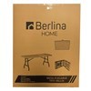 Imagen de Mesa Berlina Home, patas plegables, de PVC y hierro