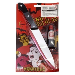 Imagen de Cuchillo con sangre, en blister