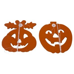Imagen de Guirnalda halloween de cartón calabazas, en bolsa